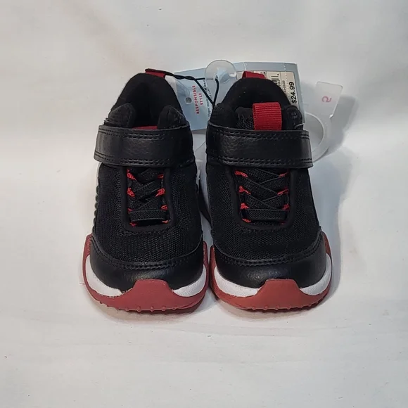 Cat & Jack Toddler Boys NWT Black Jordie Basketball High Top Sneakers Size 5T - Picture 4 of 12